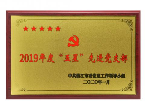 新葡的京集团350vip8888行政党支部获评“五星”先进党支部